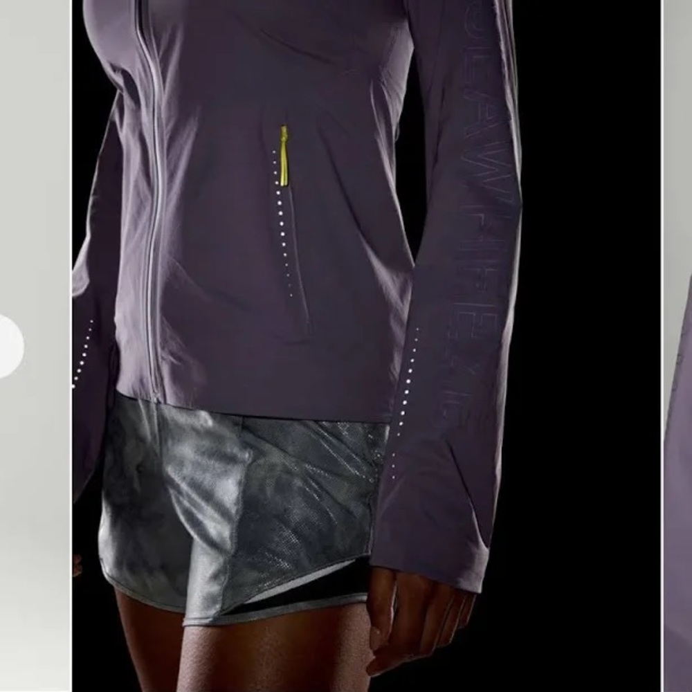 Lululemon seawheeze purple running jacket